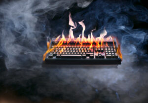 Burning keyboard_0