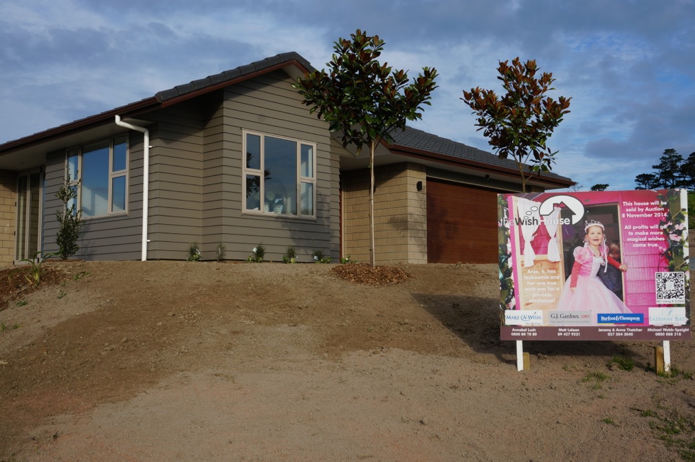 Home auctioned for Make-A-Wish