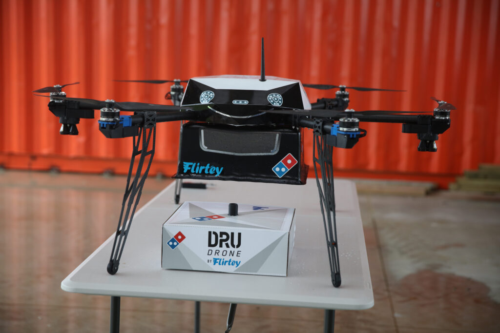 Domino’s pushes for drone-delivered pizzas