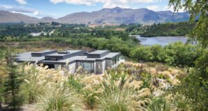 The Shotover Delta home took home gold at Landscaping New Zealand Awards