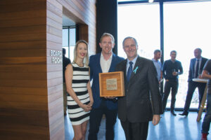 Lisa and John Plato with John Key