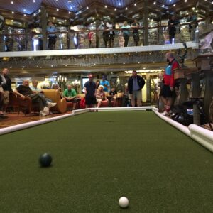 Bocce on board Carnoval Glory