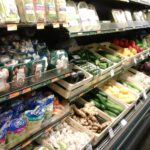 Organic produce supermarket