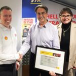 Troy Chapman, Executive Director Shell South East Asia Oceania Lubricants, with Grant and Barbara Rushbrooke of Tyreline Distributors Limited (2)