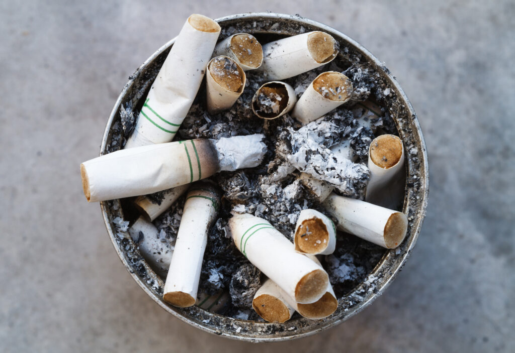 Cigarette butts