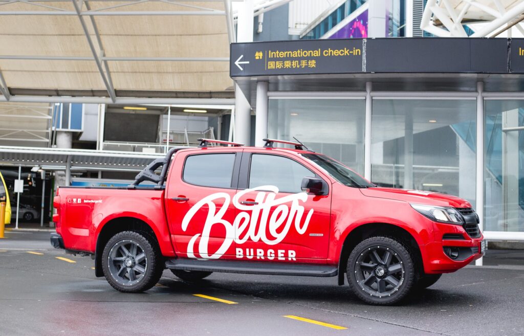 Local burger joint targets international travelers