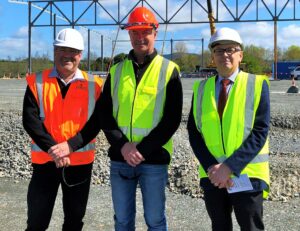 Mayor Allan Sanson, POAL CEO Tony Gibson and WDC GM Growth Clive Morgan