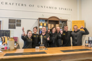 Reefton Distilling Co 1st Birthday Team and Tasting Bar