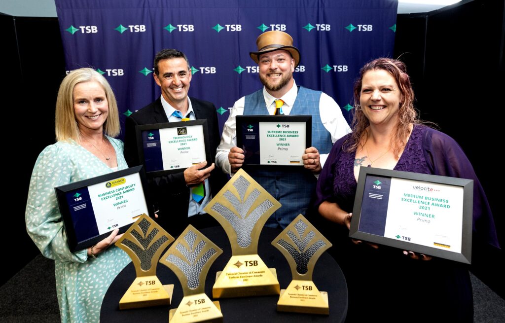 Primo scoops Taranaki’s top business award