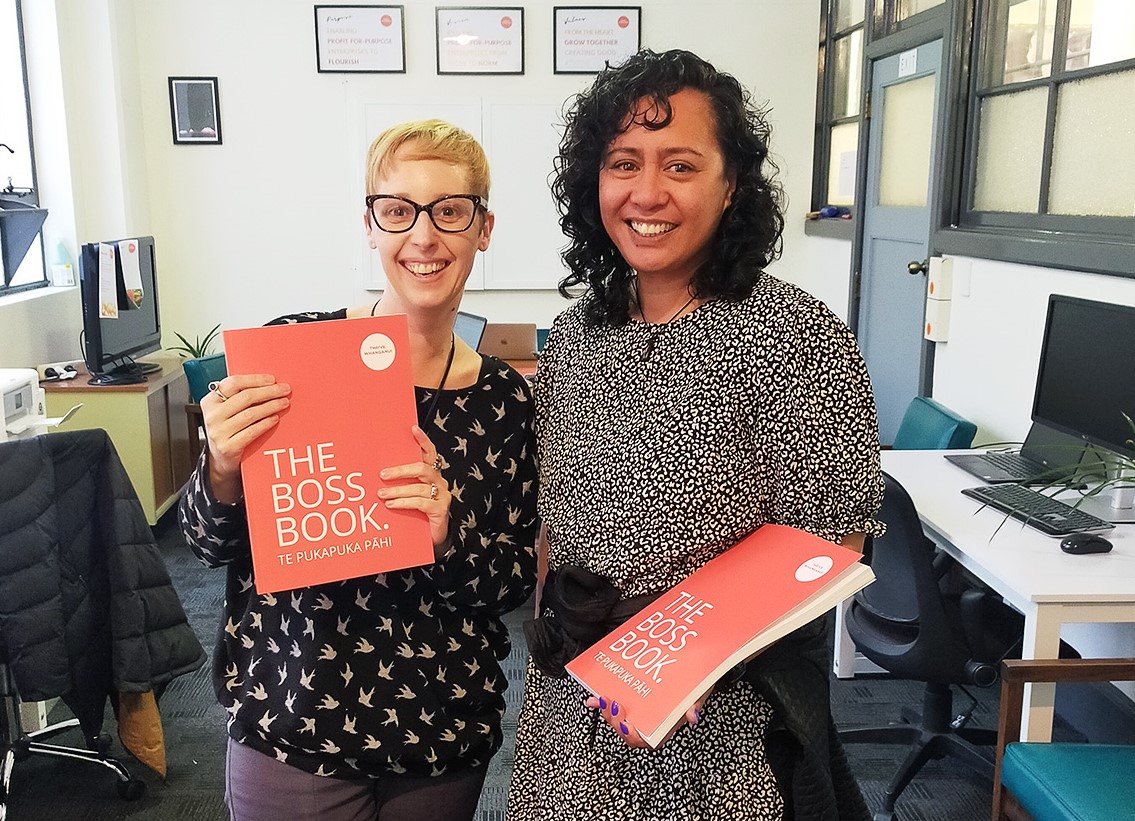 Thrive members with The Boss Book