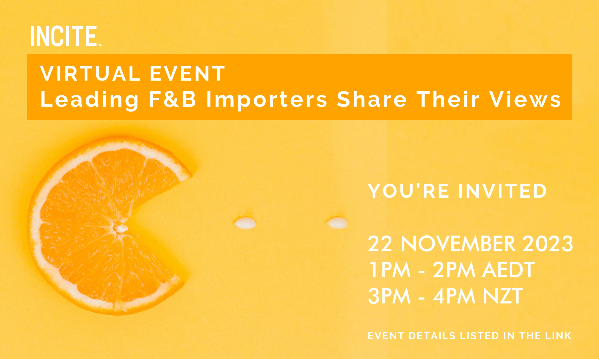 Incite Survey Event 2023